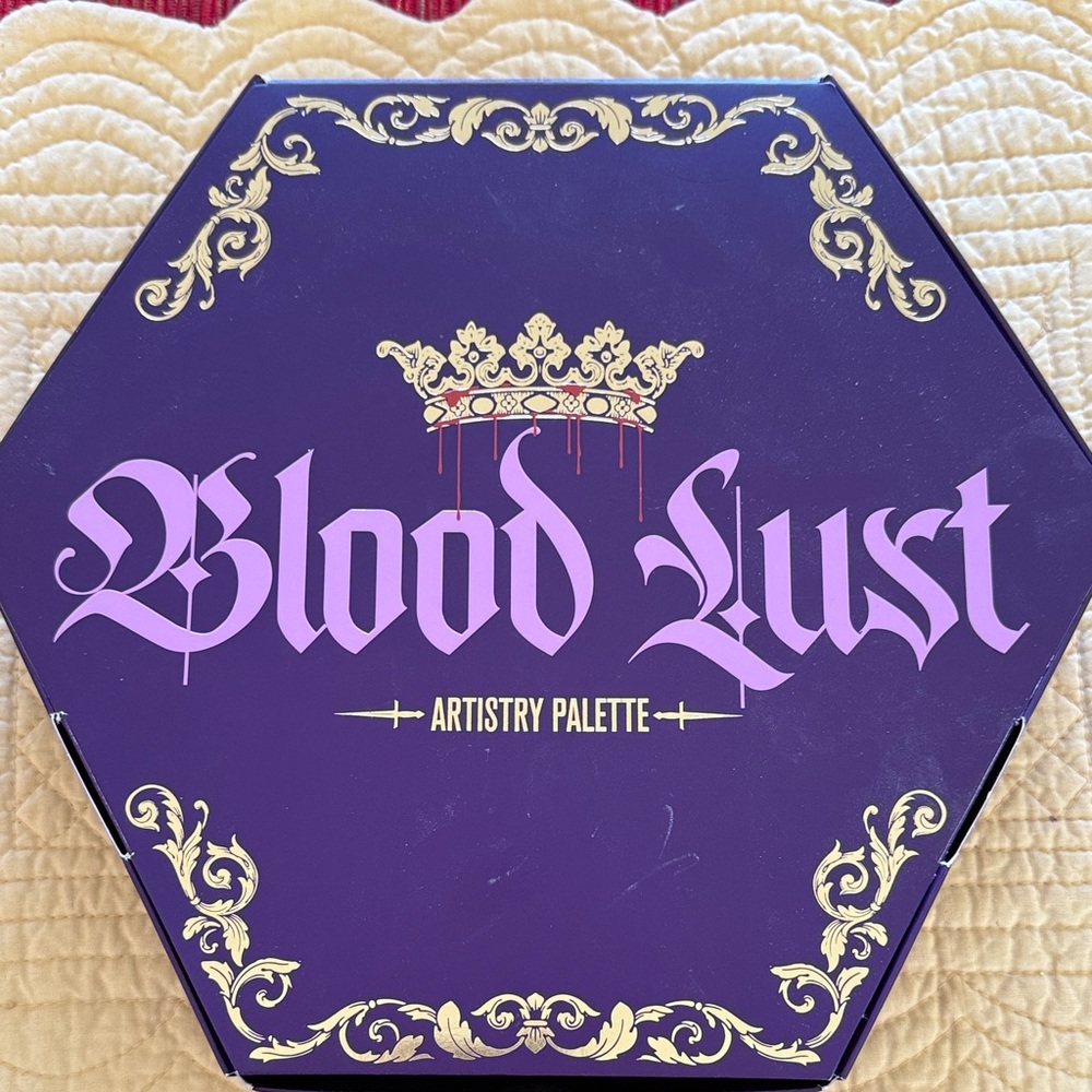 Jeffree Star Blood Lust Artistry Palette - Purple and Gold